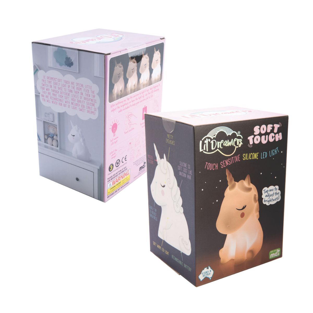 Lil' Dreamers Unicorn Silicone Touch LED Light-1984023730875142146