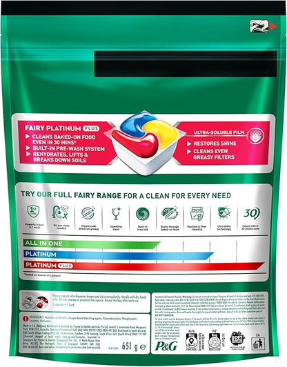 Fairy Platinum Plus x 240 Lemon Dishwasher Tablets-1973193595376766977