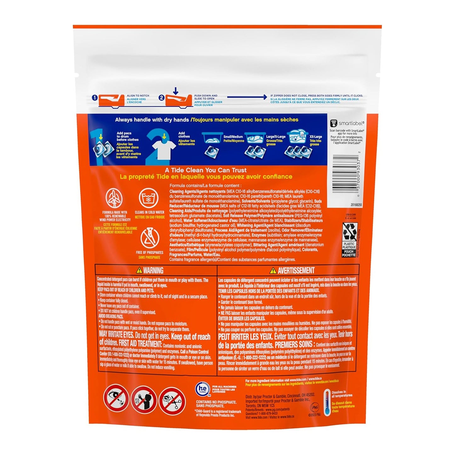 Tide 3in1 217 Clean Breeze Laundry Pods-1973194179773337601