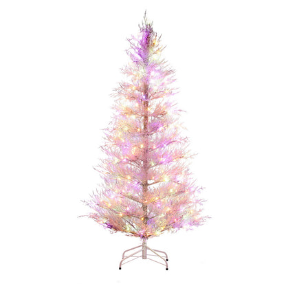 Jingle Jollys 1.8M LED Christmas Tree 8 Modes Adjustable Multi Color Light Snowy