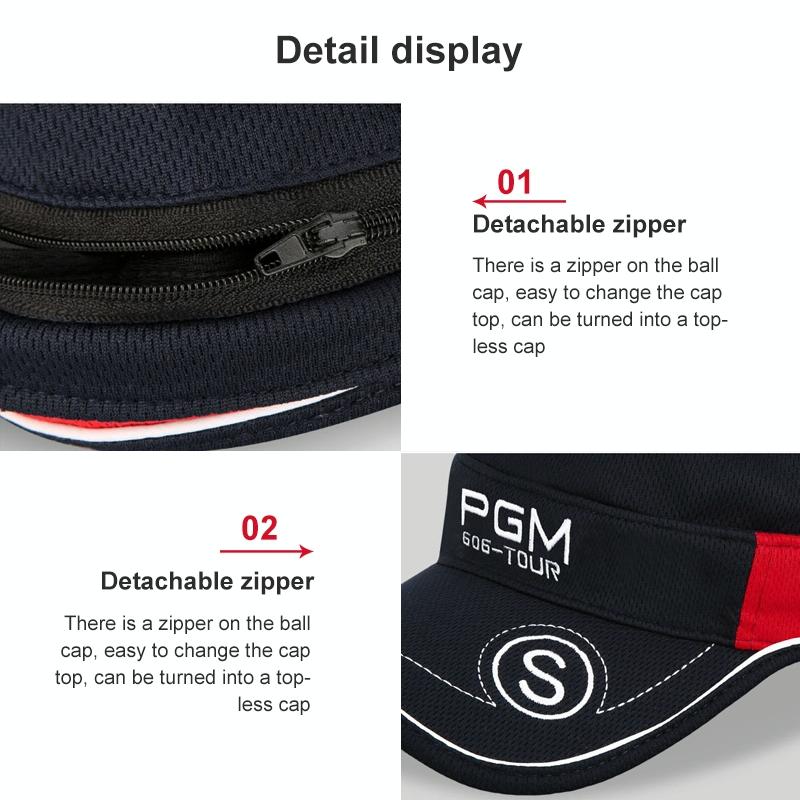 Unisex Sunscreen Golf Hat - Breathable & Multi-Functional Navy Blue-1915196619612098563