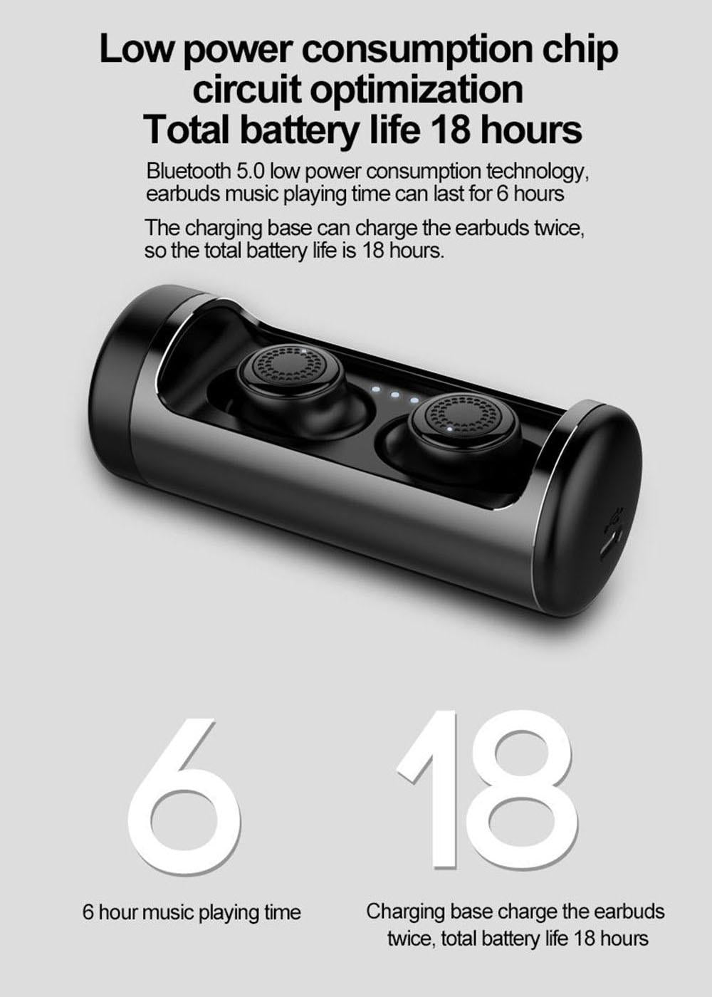 Waterproof Q63 Tws Wireless Earbuds With 3D Stereo Sound And Charging Case-1915197666690732040