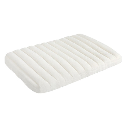 Pawz XL Size Orthopedic Dog Bed with Sherpa Plush Removable Cover in White-1975420345791942656