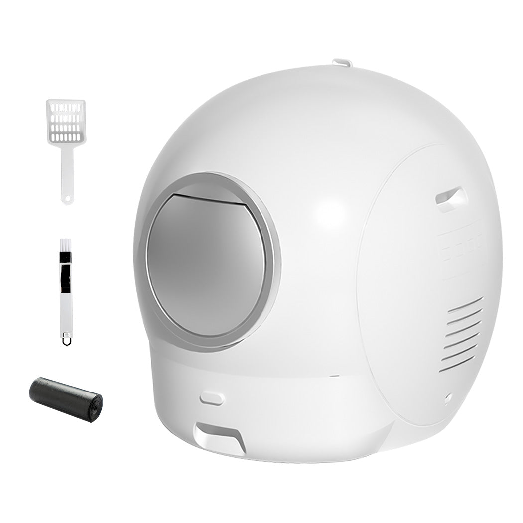 Pawz Self Cleaning Cat Litter Box Large Enclosed Toilet-1973193538569113600