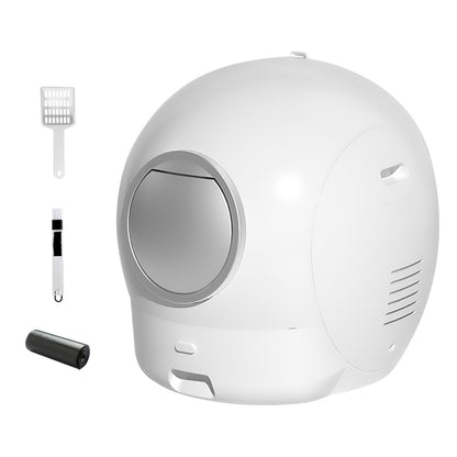 Pawz Self Cleaning Cat Litter Box Large Enclosed Toilet-1973193538569113600