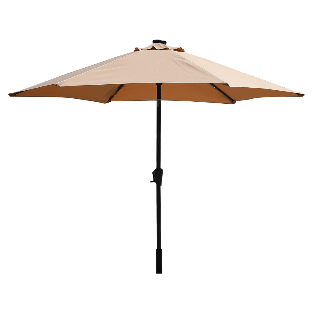 Centra 3M LED Outdoor Umbrella Base Stand Khaki-1973193576263323649