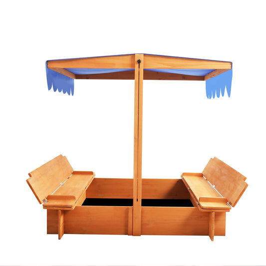 Bopeep Kids Wooden Sandbox-1973193574354915329