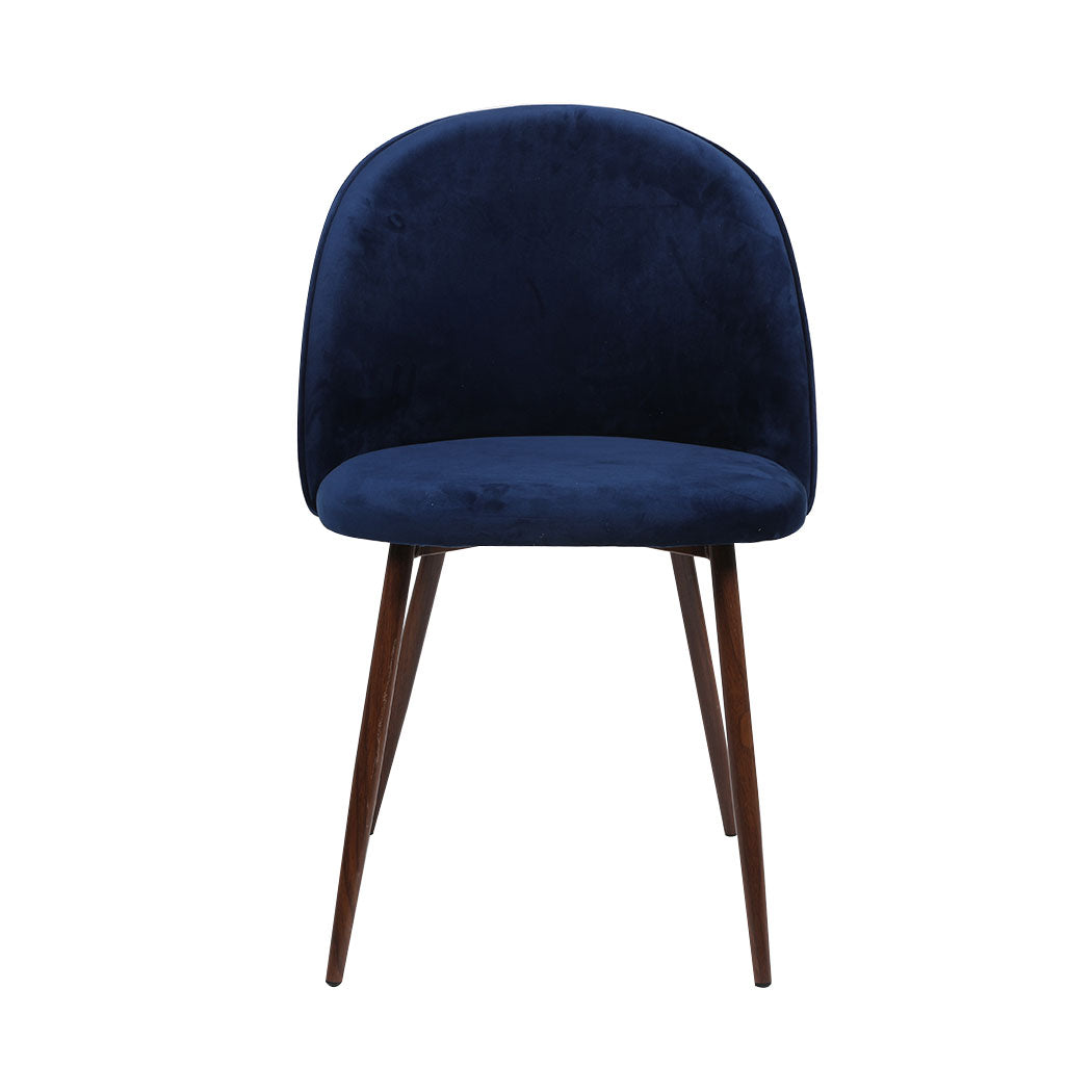 Levede 8x Dining Chairs Seat French Navy-1975420353060671489