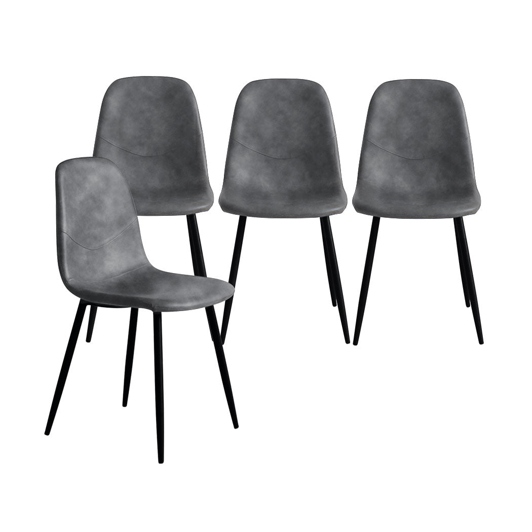 Levede 8x Dining Chairs Kitchen Eames-1975420355409481729