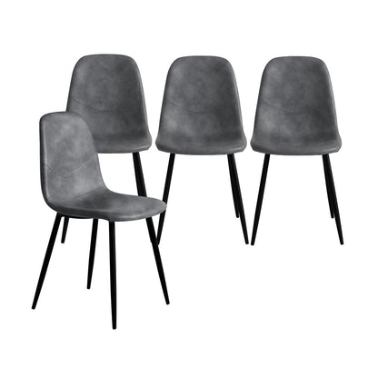 Levede 8x Dining Chairs Kitchen Eames-1975420355409481729
