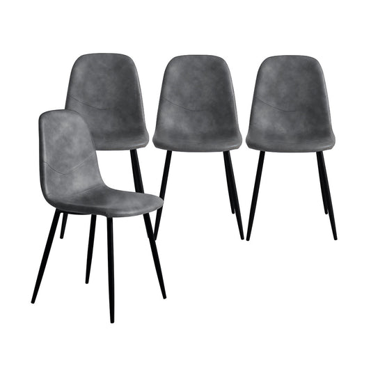 Levede 8x Dining Chairs Kitchen Eames-1975420355409481729