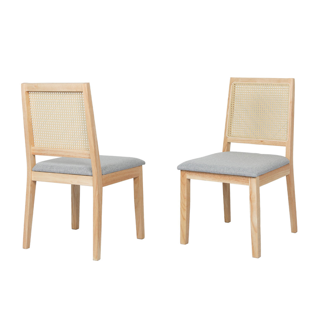 Levede 4X Cane Dining Chair Rattan Armless Seat - Bens Market Place