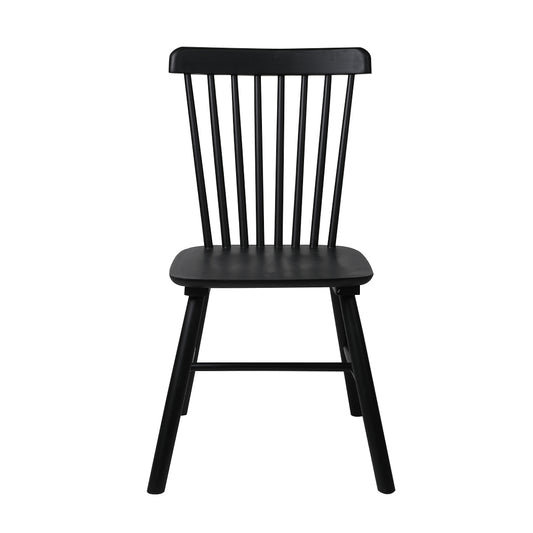 Levede 8x Dining Chairs Kitchen Winsor Black-1975420350325985281