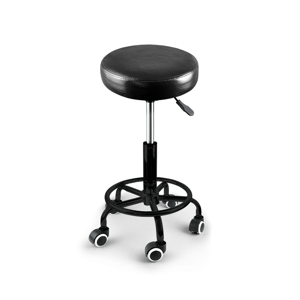 Levede 2x Salon Stool Swivel Bar Stools - Bens Market Place