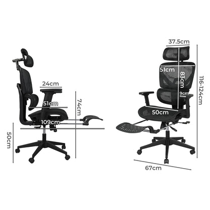LEVEDE Ergonomic Office Chair Mesh Executive Seat-1975420343782871042