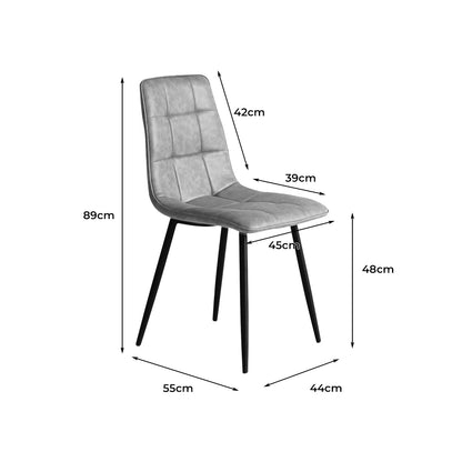 Levede 8x Dining Chairs Kitchen Chair-1975420355006828546