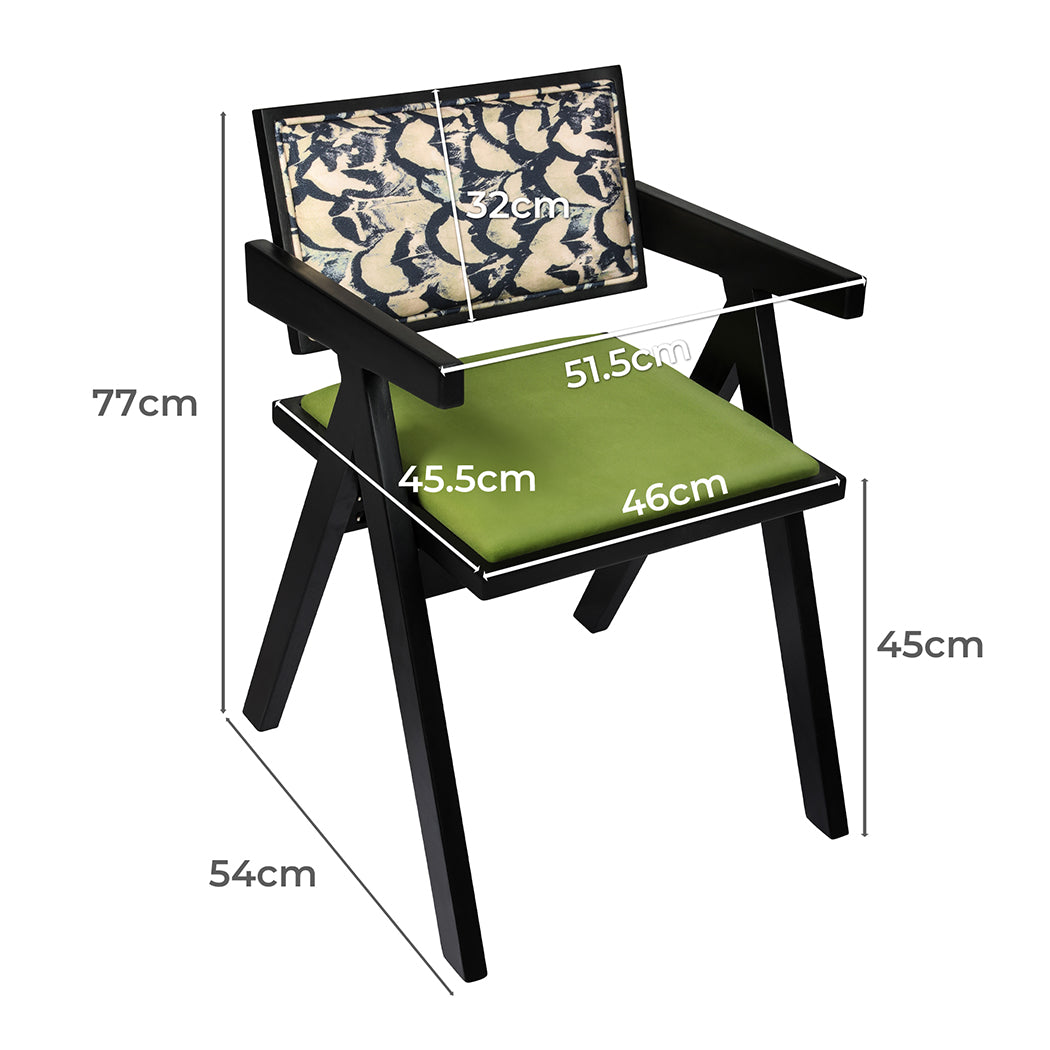 Levede Dining Chair Retro Backrest Chair x4-1975420364821499906