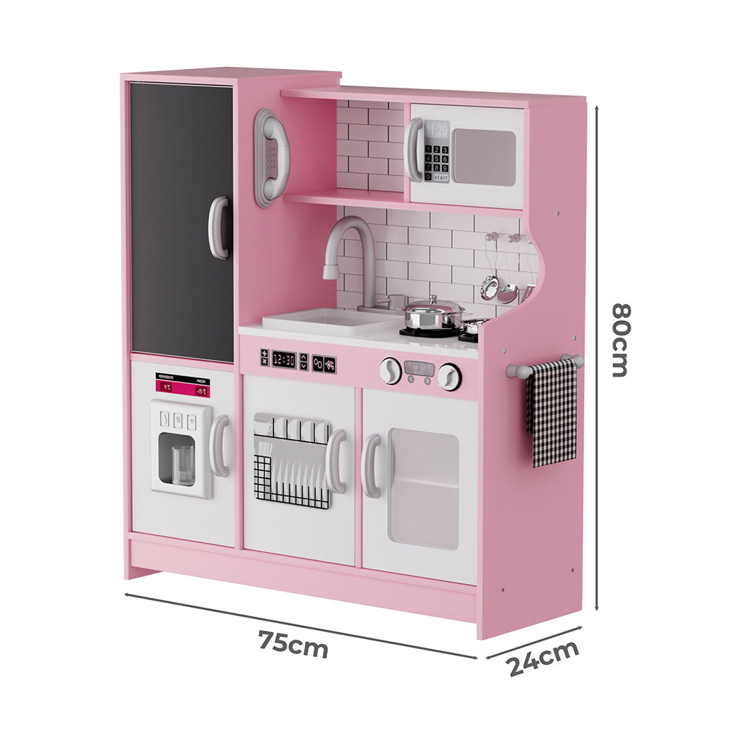 Bopeep Kids Kitchen Set Wooden Pretend Play Cooking Toy-1973193533477228546