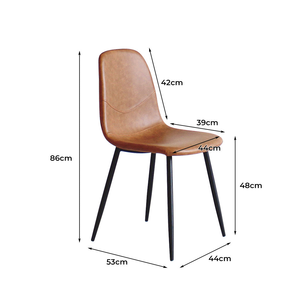 Levede 8x Dining Chairs Kitchen Eames-1975420355212349442