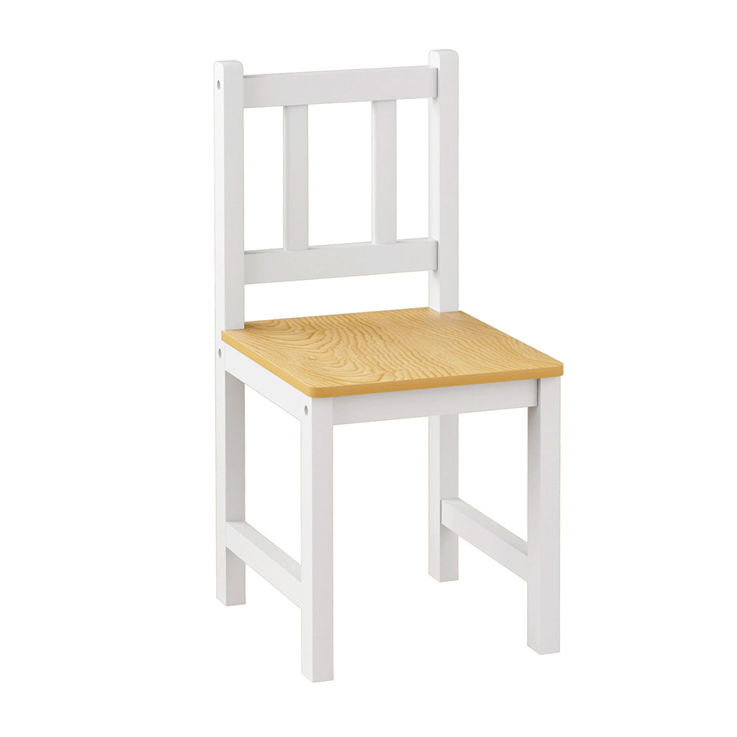 Bopeep Kids Table and Chairs Set Wooden 3PCS Study Play-1973193533703720963