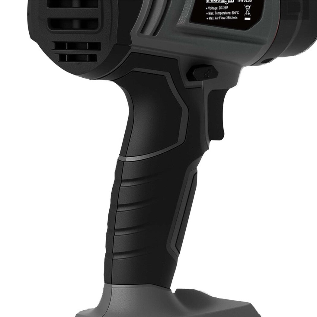Traderight 21V Heat Gun Kit 500°C Cordless 5 Nozzles-1973194187516022787