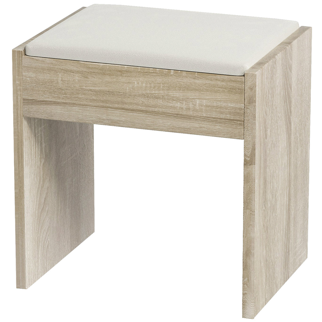 Levede Dressing Table Stool Set Makeup Mirror Led-1975420368009170947