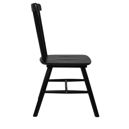 Levede 8x Dining Chairs Kitchen Winsor Black-1975420350325985283