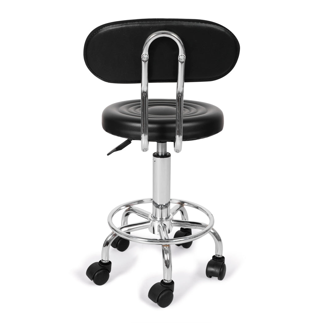 Levede 4x Salon Stool Swivel Bar Stools-1973194181484613635