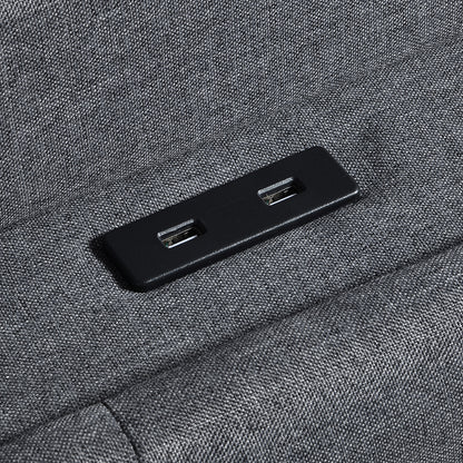 Levede King Bed Frame Gas Lift Storage LED Light USB-1973194180322791427