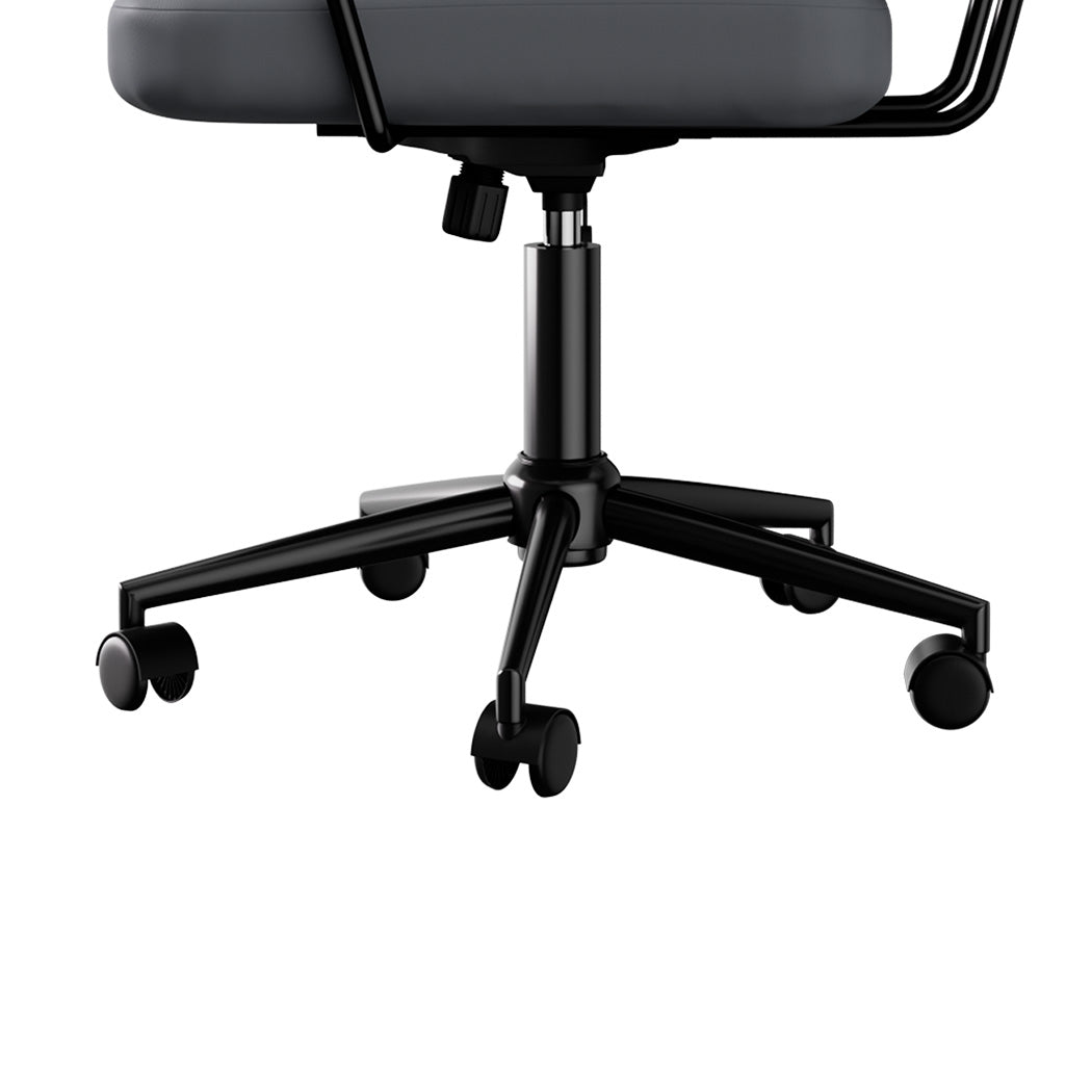 LEVEDE Ergonomic Office Chair Computer PU Grey-1975420344000974852