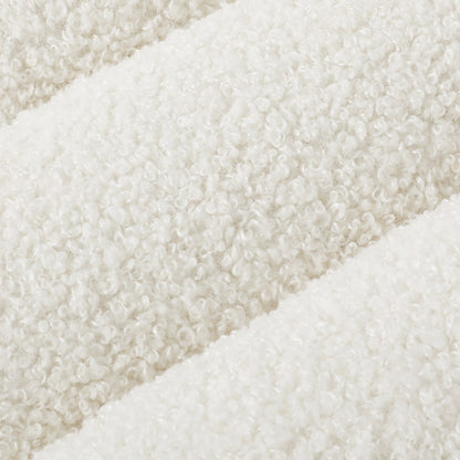 Pawz XL Size Orthopedic Dog Bed with Sherpa Plush Removable Cover in White-1975420345791942660