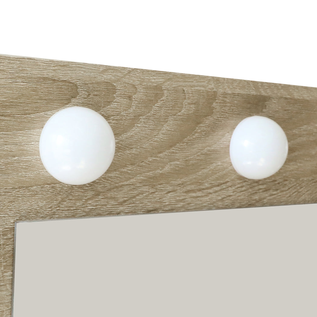 Levede Dressing Table Stool Set Makeup Mirror Led-1975420368009170948