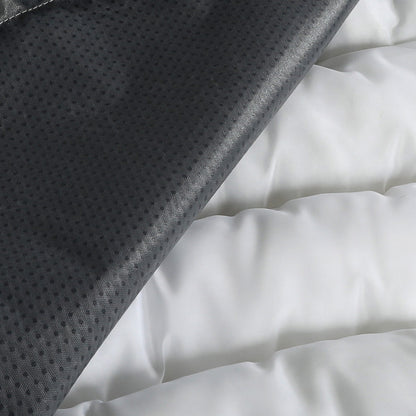 Pawz L Size Orthopedic Dog Bed with Sherpa Plush Removable Cover in Grey-1975420344734978053