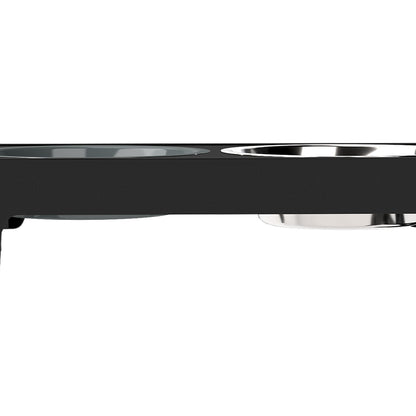 PaWz Elevated Dog Bowls 2 Stainless Steel Bowls and 1 Slow Feeder Bowl-1973193549021319173