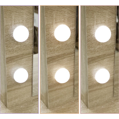 Levede Dressing Table Stool Set Makeup Mirror Led-1975420368009170949