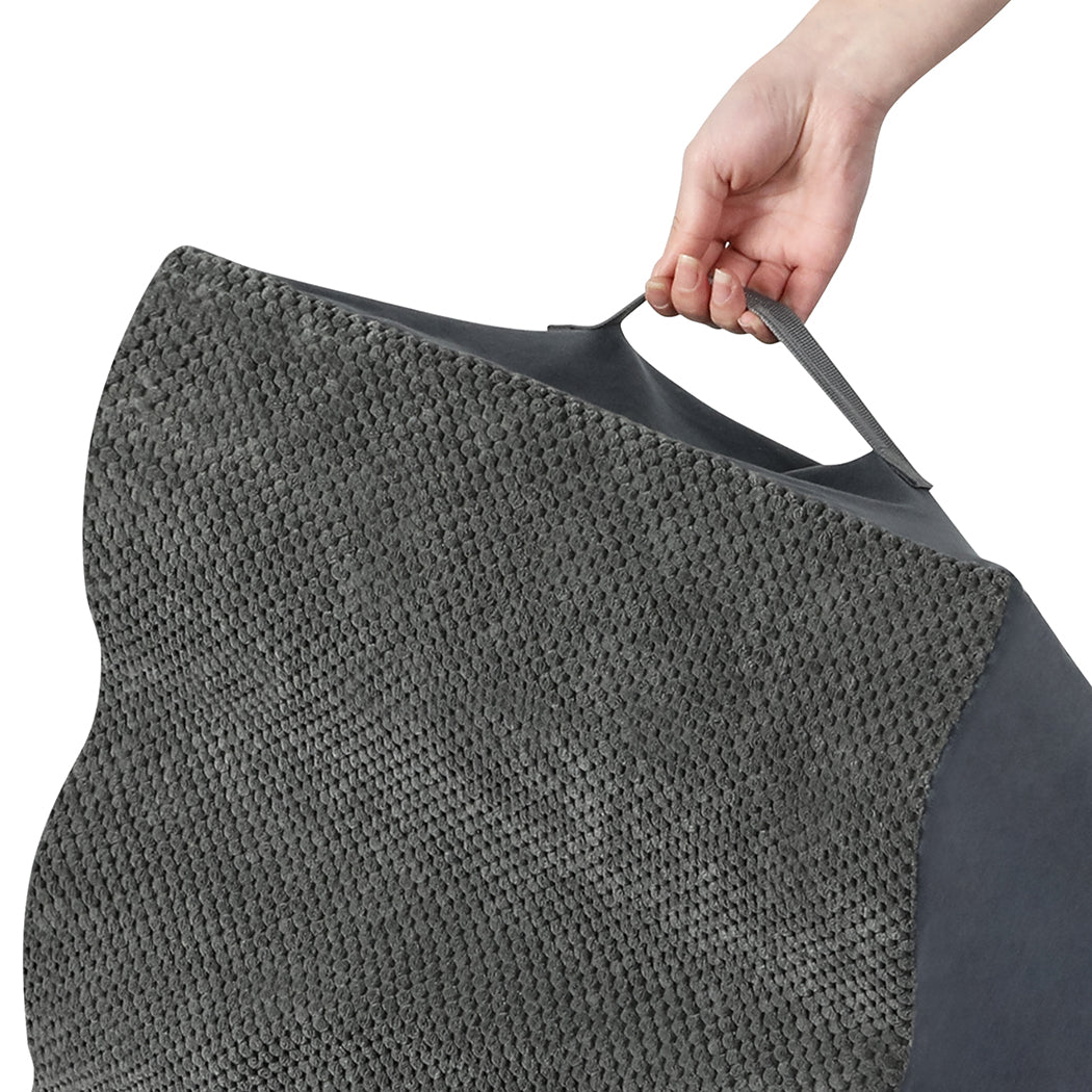 Pawz 5 Steps Pet Stairs Dog Ramp High Density Foam Grey-1973193539949039621