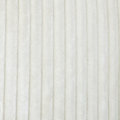 Levede Metal Framed Lounge Chair Corduroy in Beige-1973193529891098629