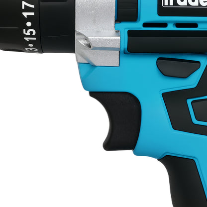 Traderight 21V Cordless Drill Driver Set 2×2.0Ah Battery-1973194184806502405