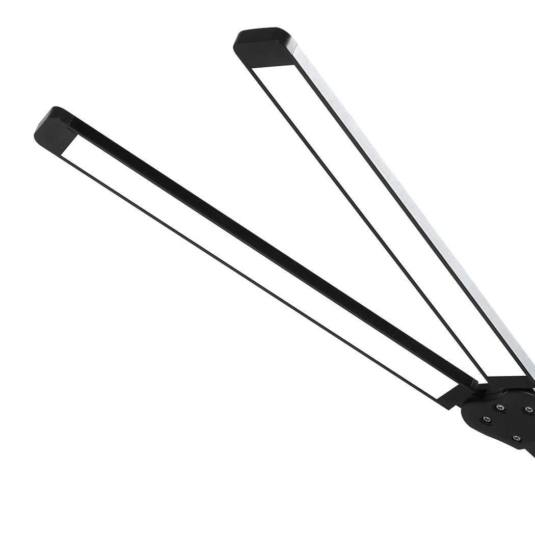 Emitto Double Head LED Desk Lamp Dimmable With Clamp-1973193534492250117