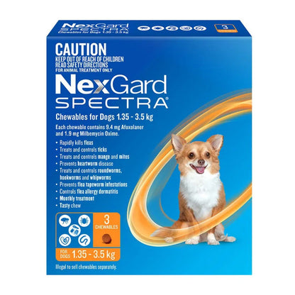NexGard Spectra Dogs 1.35-3.5kg 3pk-1973193604776202240