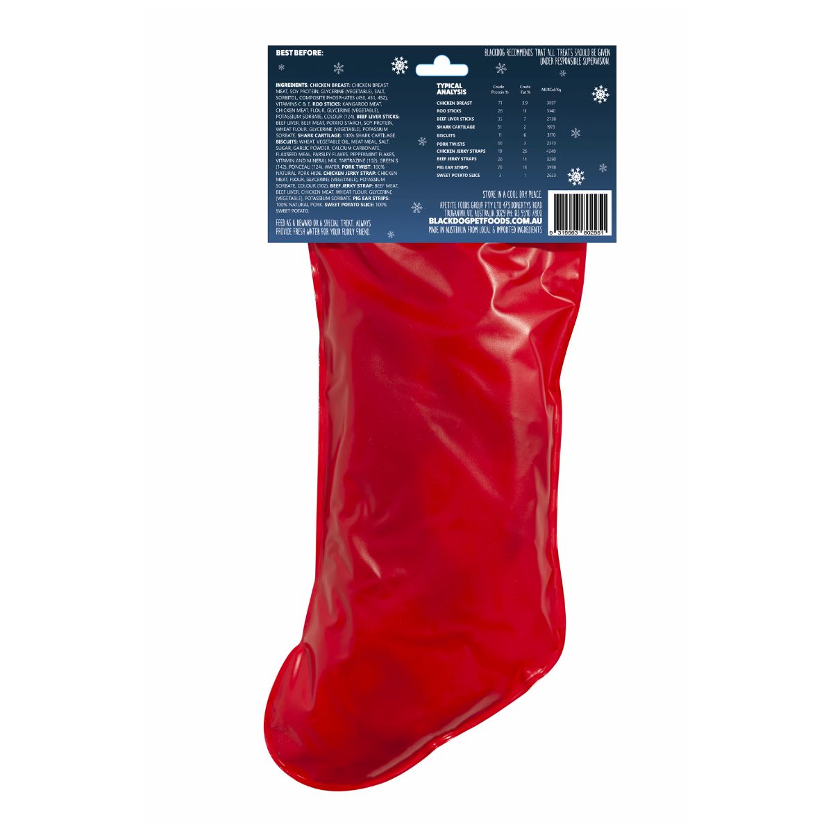 Blackdog 15pc Christmas Stocking-1973193591807414273